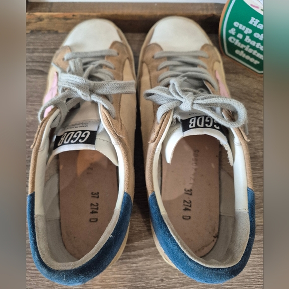 Golden Goose Womens Super Star Sneakers Size 37, Authentic - Picture 9 of 9